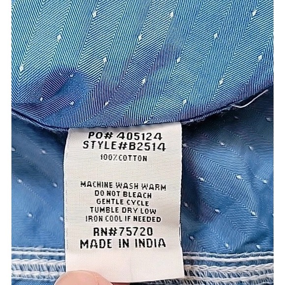 BKE Men's X-Large Shirt Blue Standard Fit Western Cowboy Buckle - Picture 8 of 12